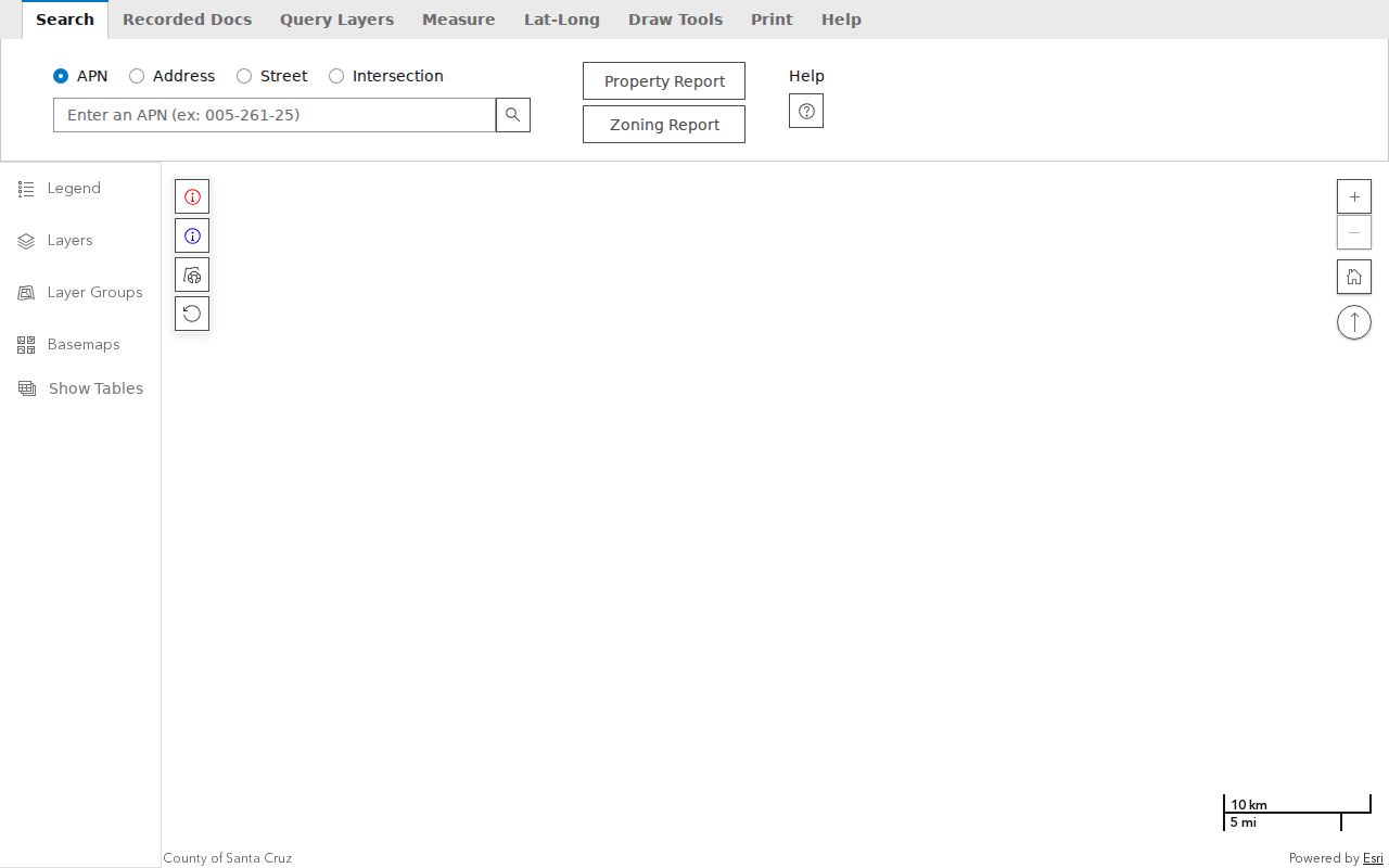 Watsonville residents directory parcel map in Santa Cruz County GISWeb